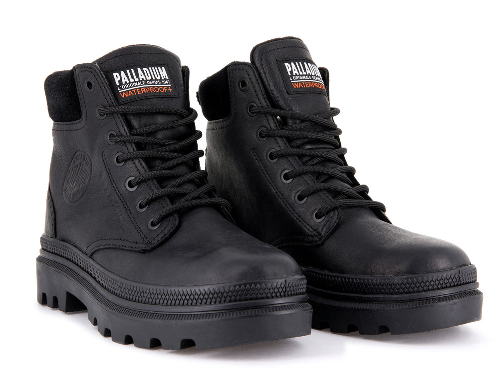 Zapatos Altas Palladium PALLATROOPER SC WP+ Hombre Negras | Costa Rica-93678